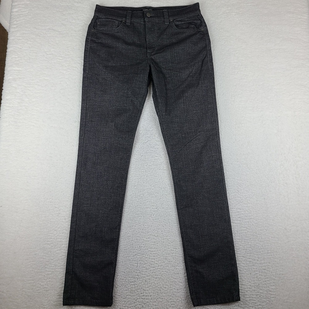 Fidelity Pants Mens 33x36 Dark Gray Torino Ash Slim Straight Chino Khakis